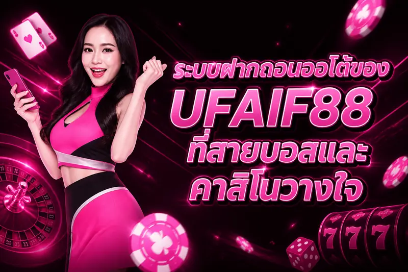 ระบบฝากถอนออโต้ของ UFAIF88 ที่สายบอลและคาสิโนวางใจ